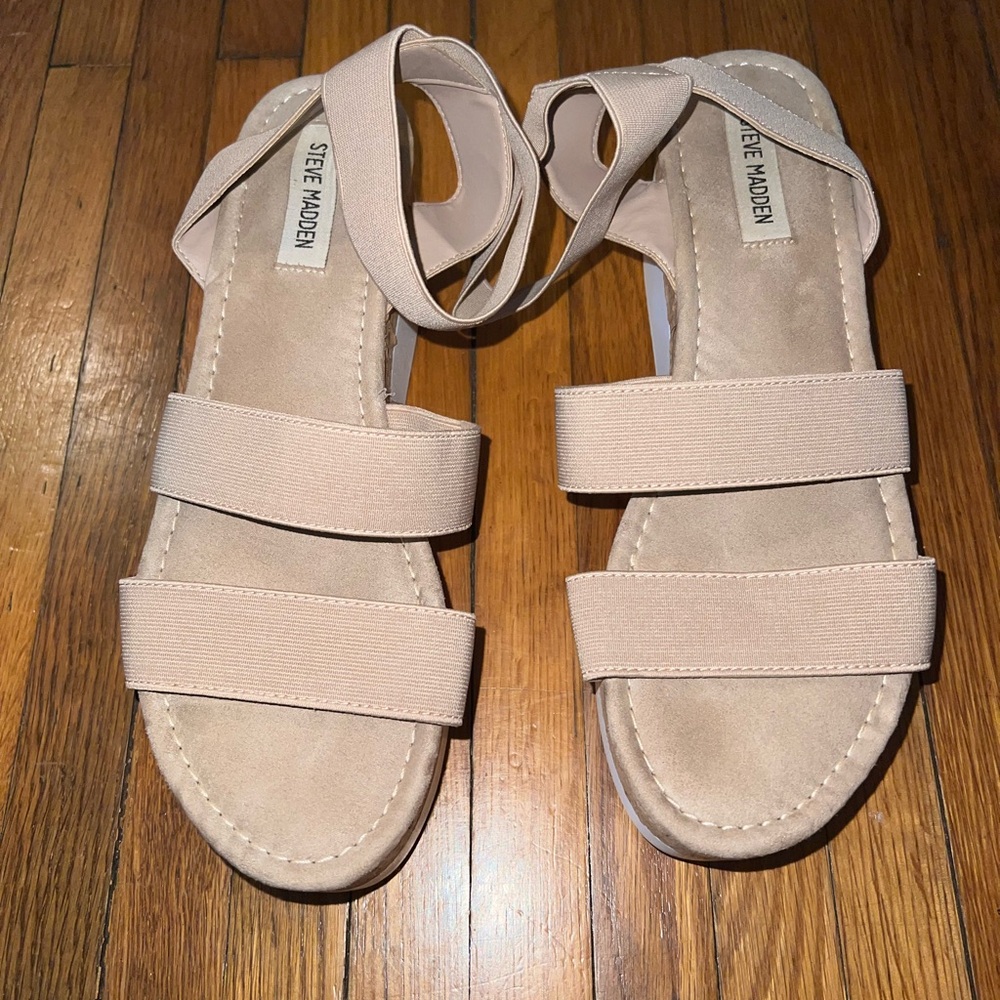 Steve Madden Women's Tan Platform Sandals